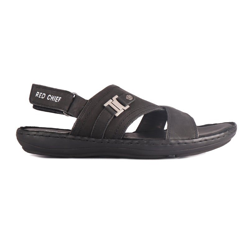 Red Chief Black Sandal Formal For Men |RC3790 - Image 3